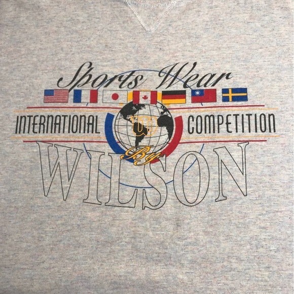 VTG Gear for Sports Oversized Sports Wear International Competition Wilson T XL - Picture 4 of 14